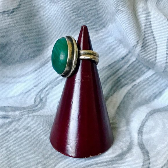 sterling silver & stone ring - Picture 3 of 11